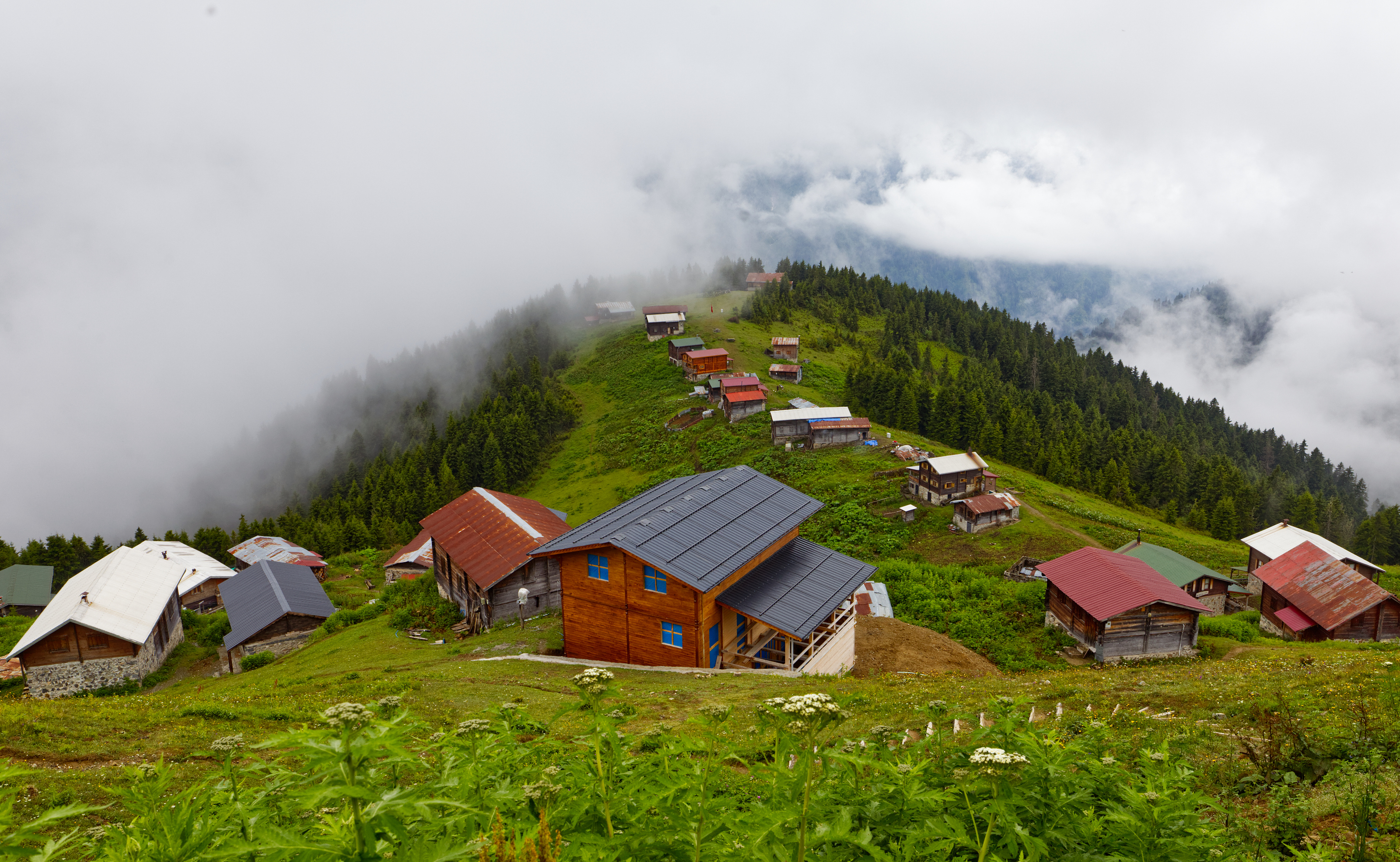 Yayla evleri - Highland houses - İ. Alper Şenova