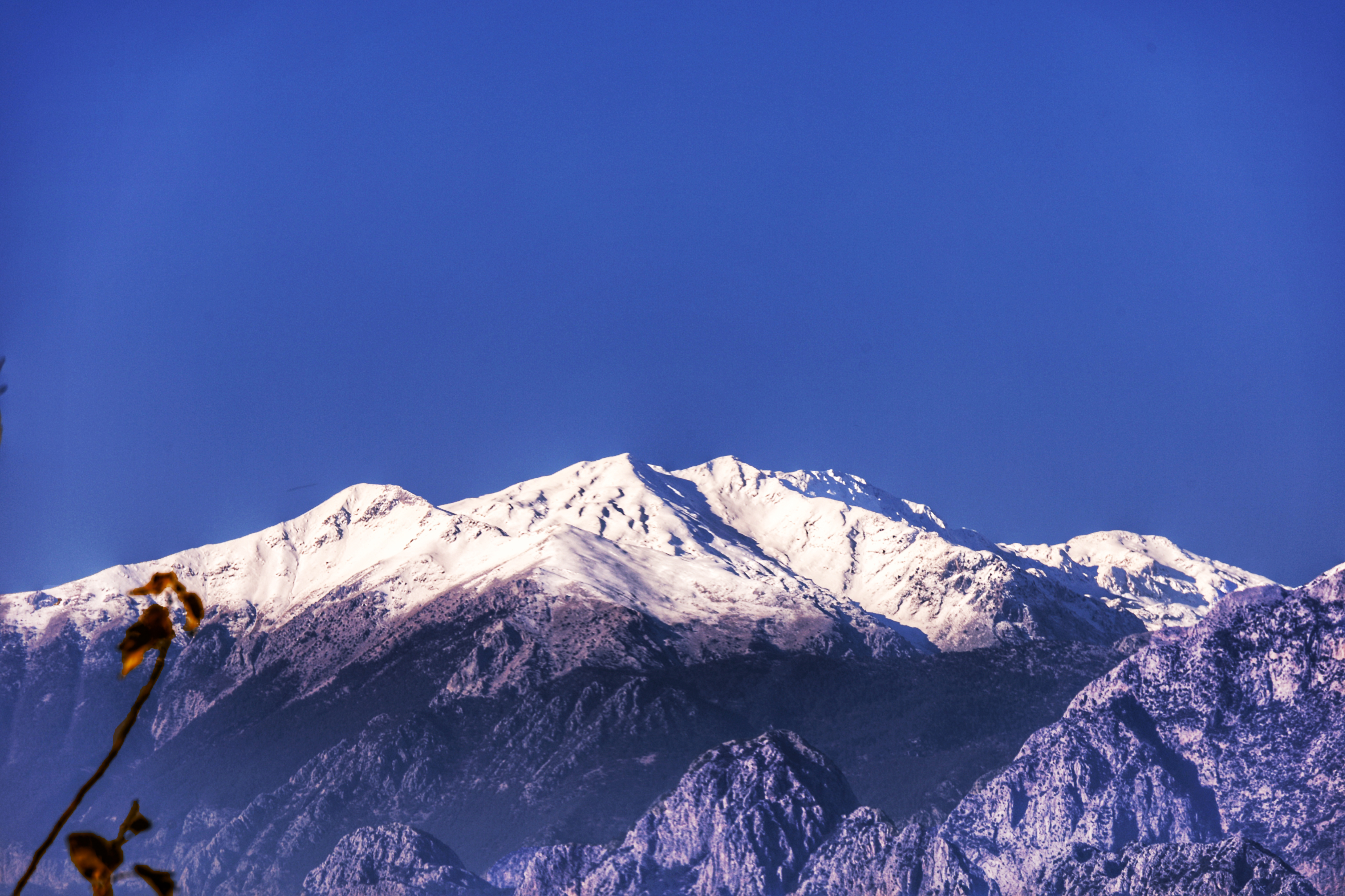The summit of the snowy mountains.. - İ. Alper Şenova