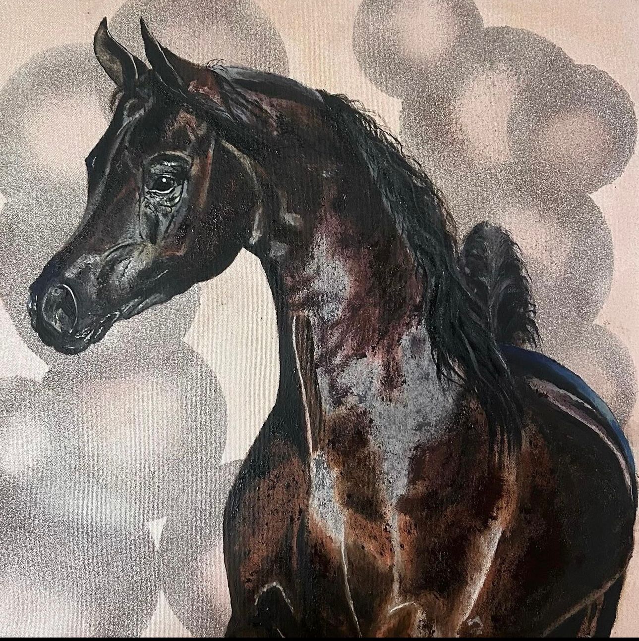 SERIE : “HORSES” NAME OF ART”ARABİAN “